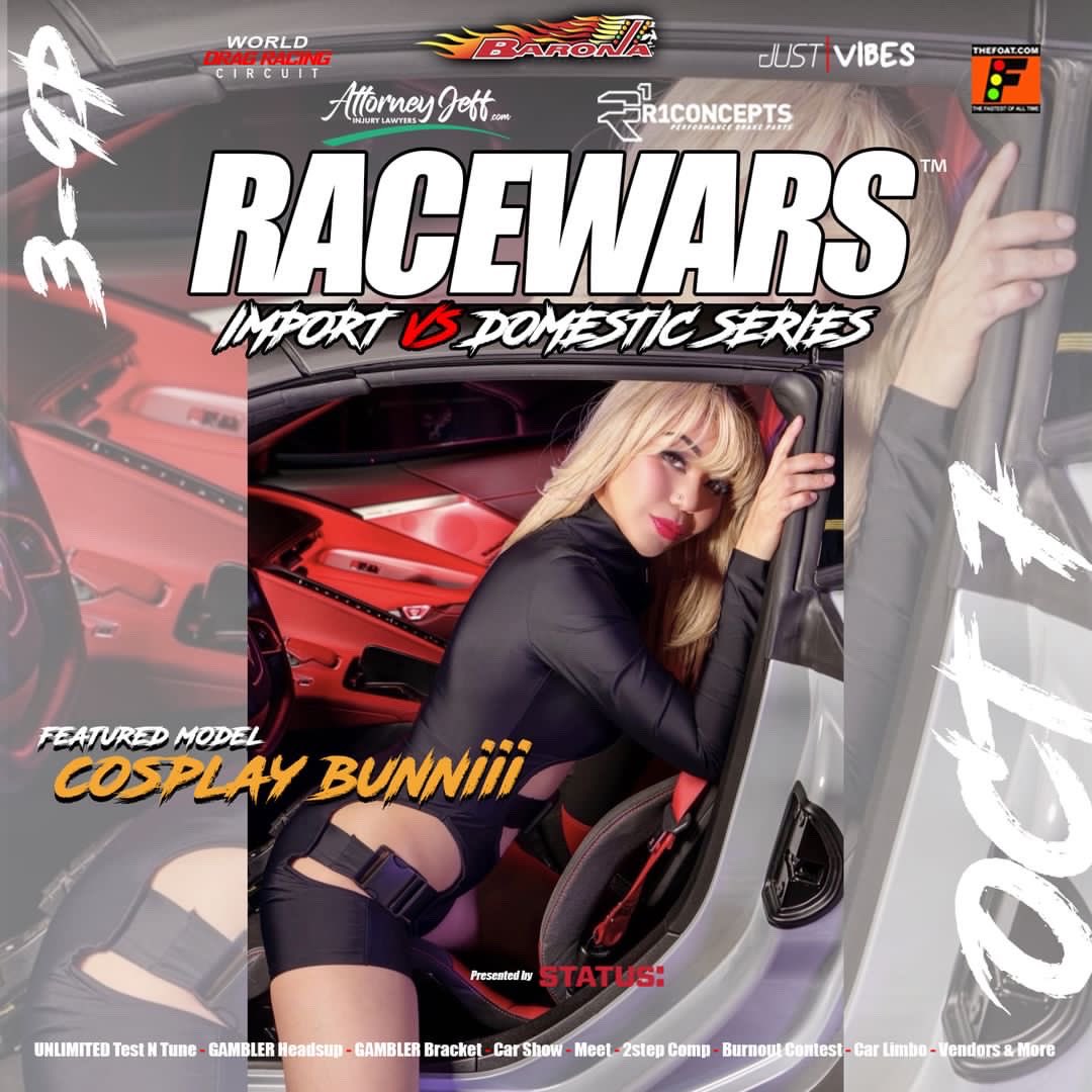 Oct 7 #racewars #justvibes #worlddragracingcircuit 3-9 pm