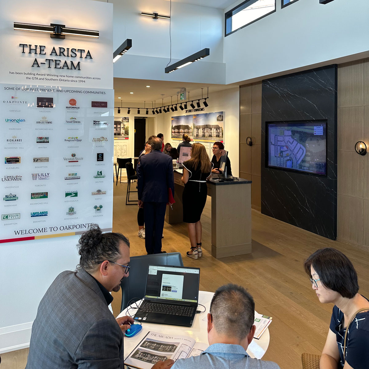 swidget's tweet photo. Congratulations to @arista_homes on the grand opening of their #Oakpointe sales centre! We're proud to partner with Arista to bring our #smarthome #technology to their new Oakville projects. Contact us to learn if Swidget is right for your next project: https://t.co/gxmfXnsCju https://t.co/3wcty6Dufi