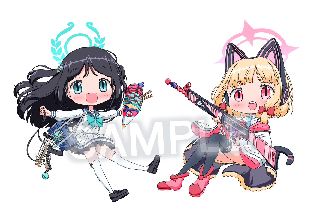才羽モモイ(ブルアカ) 「アクキー2種類入稿しました!次のイベント(未定)で頒布予定です。」|かが@京都ブルマ6 D-37のイラスト