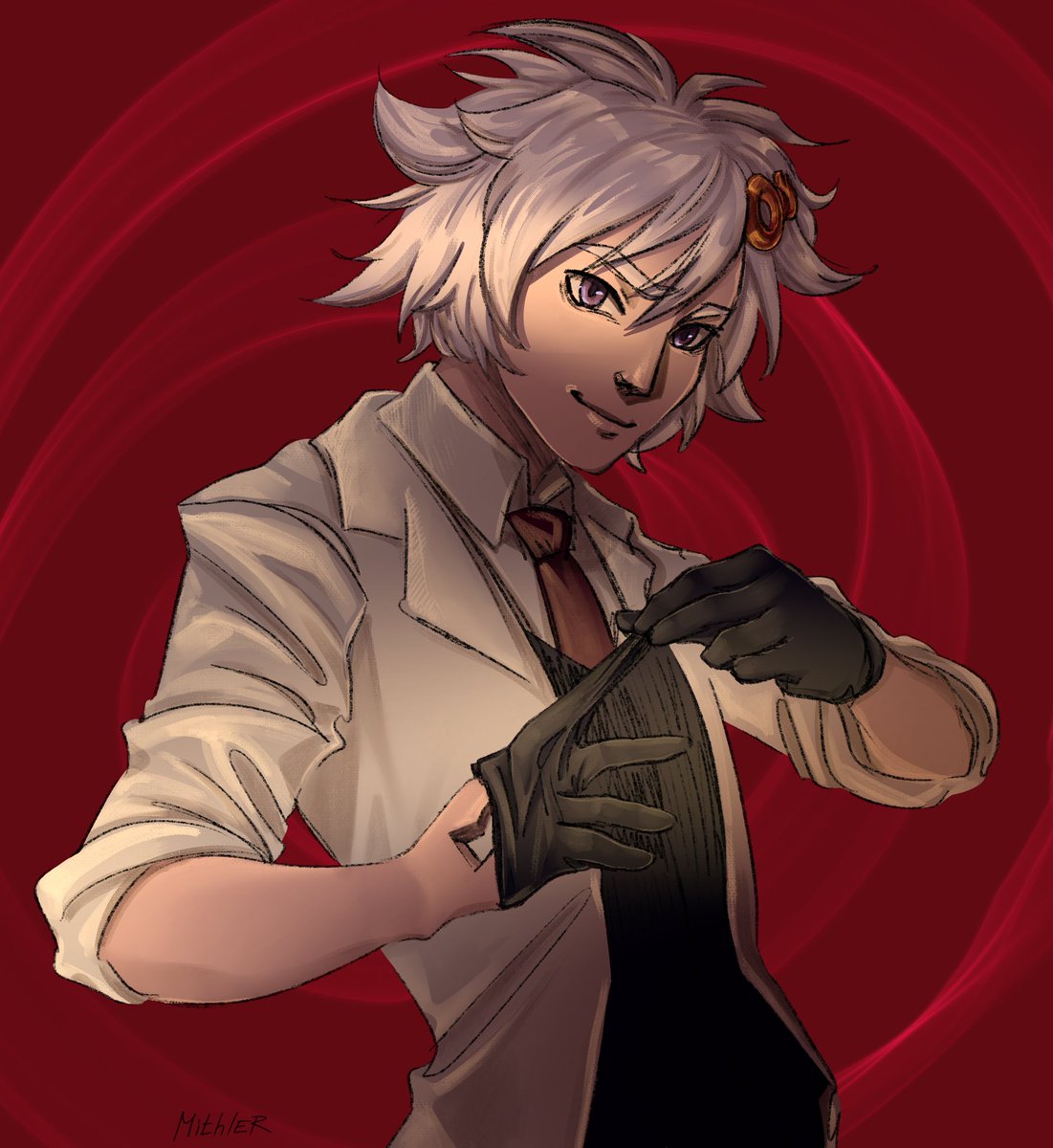 sarah_mithler's tweet photo. Commission 🥺💖

#都市伝説先生ウラモン 
#ウラモンファンアート 
#ウラモン https://t.co/QWU8zqMGoy