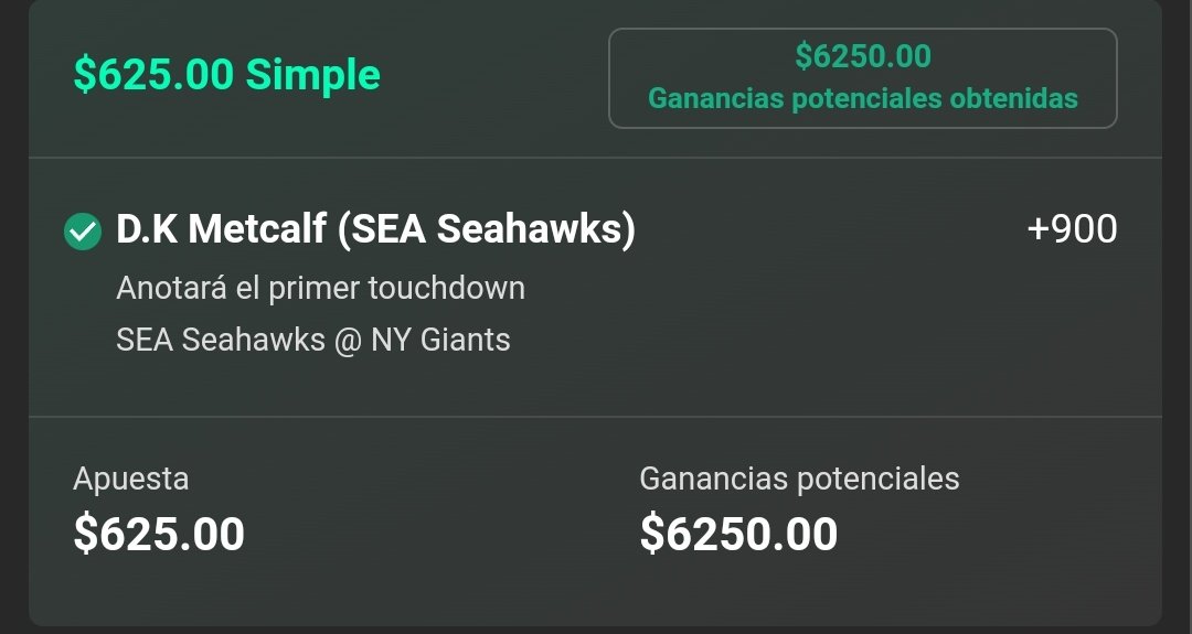 picksdelgreen's tweet photo. Así cerramos hoy en #MNF 🚀🚀🚀

4/4, PERFECTOS.

#BettingTips #ApuestasDeportivas #NFL https://t.co/kPS26fTQb5
