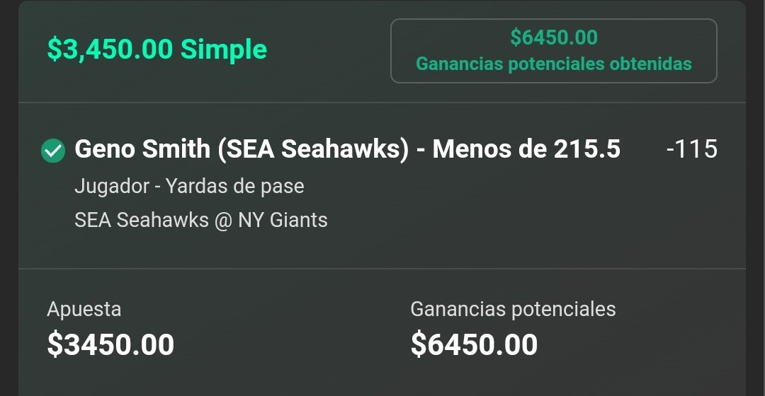 picksdelgreen's tweet photo. Así cerramos hoy en #MNF 🚀🚀🚀

4/4, PERFECTOS.

#BettingTips #ApuestasDeportivas #NFL https://t.co/kPS26fTQb5