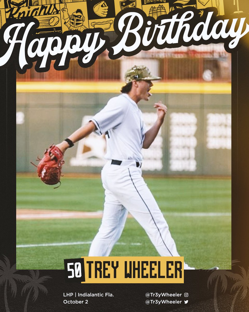 Happy Birthday to LHP Trey Wheeler 🎂 #HBD #ChargeOn⚔️