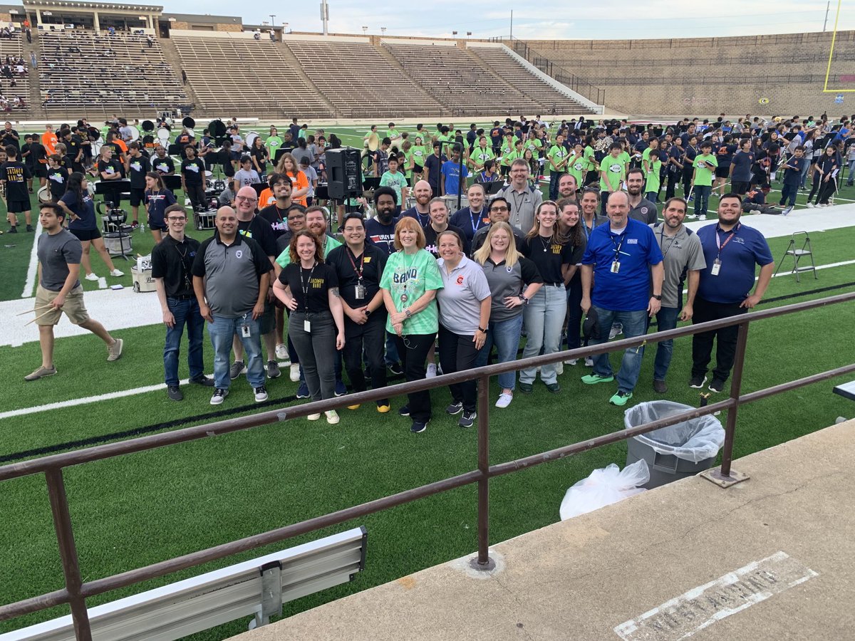 GISD Muddle School Band Directors at GISD Band Festival!  A great team indeed!  #theGISDeffect #@aae_band #GISDfineArts