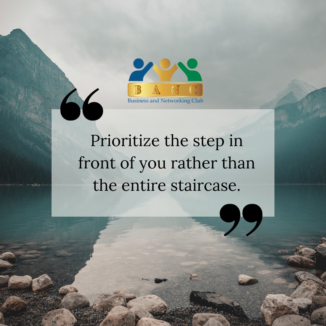 BancNetworking's tweet photo. #TakeTheFirstStep 👣✌️ https://t.co/Q7V8z1tfya