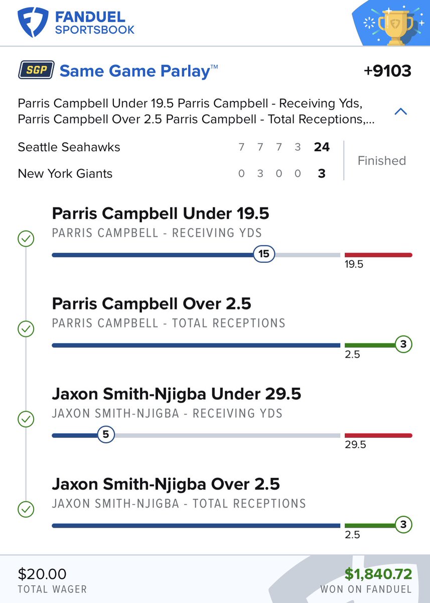 They both have lower aDOT’s than most RB’s lmao

Posted at goldboys.com