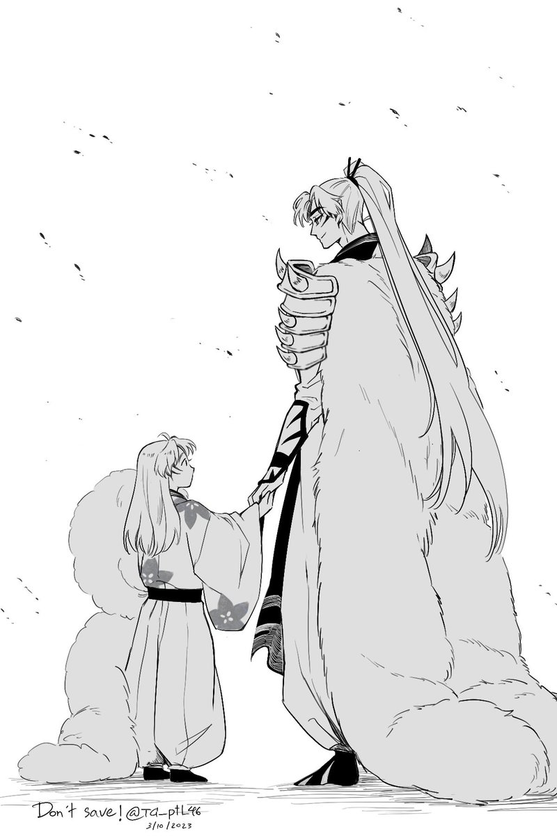 10/3 

เส็ตโชมารูเองก็น่าจะอยากอ้อนพ่อ 🥺

 #闘牙王月間