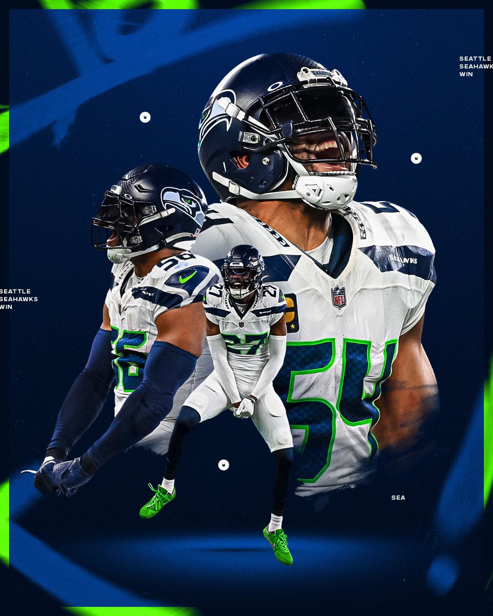 Seahawks's tweet photo. THREE IN A ROW GOING INTO THE BYE! https://t.co/rw4Neu3vzF