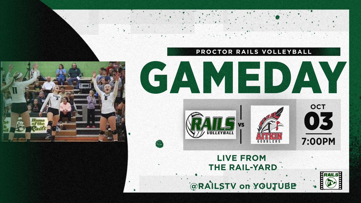 Join us tomorrow night live from the Rail-yard when the Gobblers from Aitkin HS will come a calling.  F