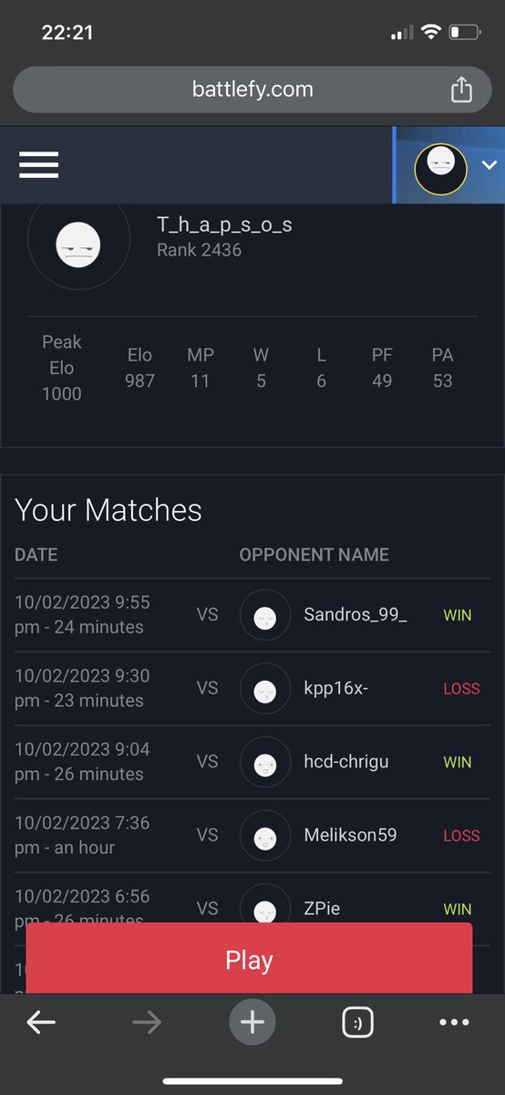 Thapsos17's tweet photo. Recap #day2 , imbarazzante @Battlefy che riesce a crashare ogni giorno, lasciando stare l’organizzazione di questo torneo, oggi meglio leggermente meglio di ieri, ho cambiato alcuni giocatori e ora sembra girare leggermente meglio, vedremo domani #FC24 #FCpro #battlefy #PS5 https://t.co/iFMXDDsJwM