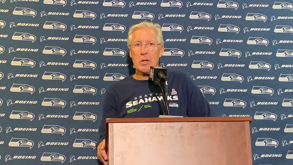 Pete Carroll says he “hugged up” Jamal Adams. Says it’s a “frustrating start” for him but the concussion is “just a little glitch” and he should be able to play #Seahawks’ next game Oct 15 at Cincinnati @thenewstribune