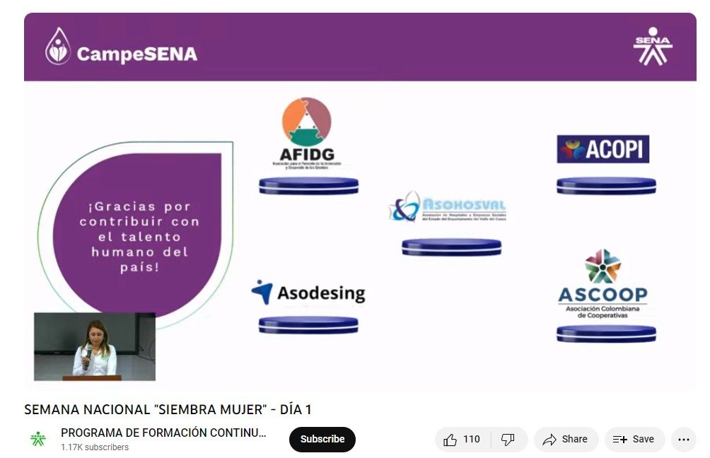 Asohosval's tweet photo. #ASOHOSVAL presente en  la Semana Nacional del #PFCE “Siembra MUJER”y orgulloso de contribuir con el talento humano de nuestro país #SENAConLasEmpresas  #SemanaNacionalPFCE @senacomunica
@RusbyVargas https://t.co/N5sEMeTMsl