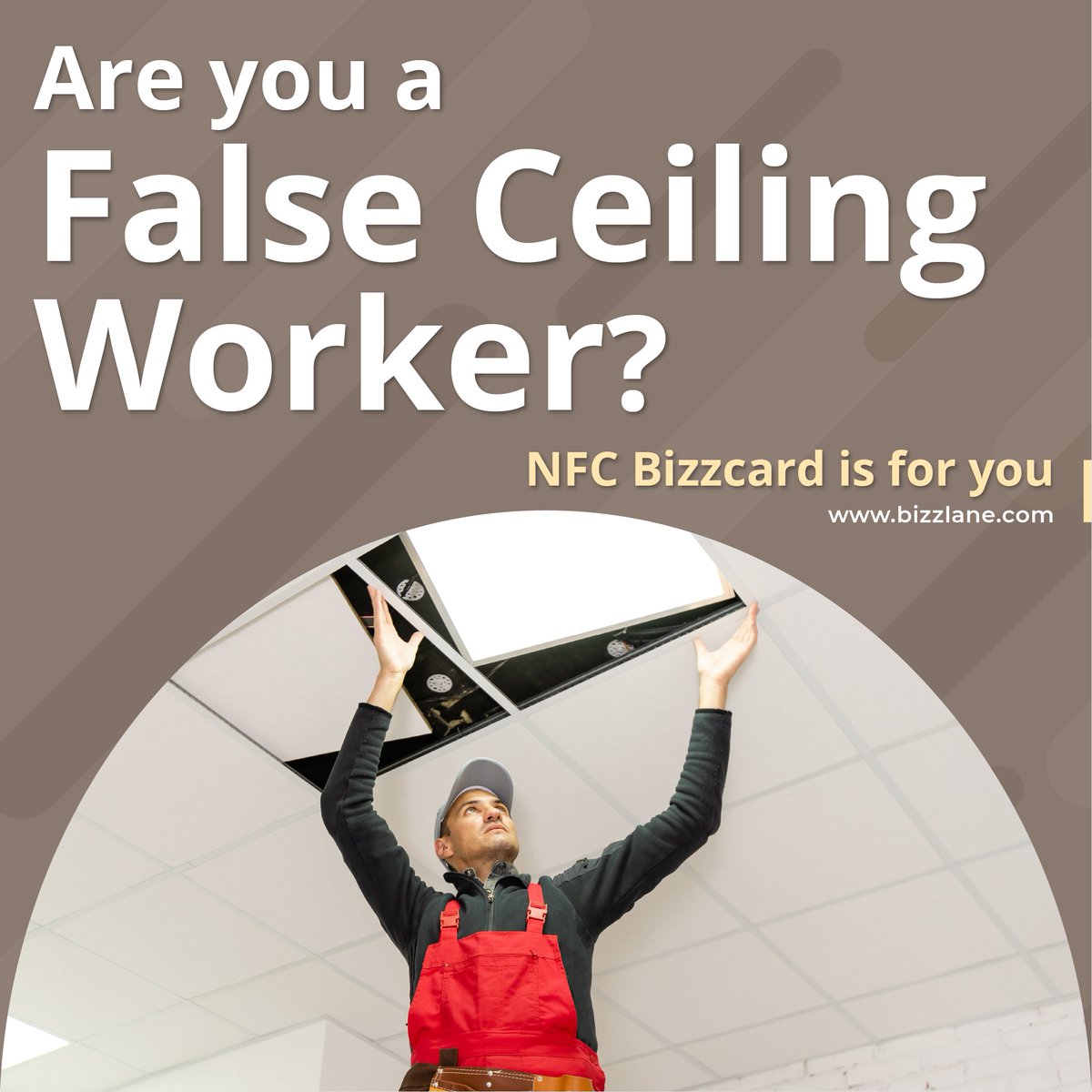 Regionaltoglobl's tweet photo. Are you a False Ceiling Worker?
NFC Bizzcard is for you

#BIZZlane #NFCcards #SmartBusinessCards #nfcbiaalanecard #businesscardsolutions #bizzlanenfccard #falseceilingwork #CeilingWork #workers #False #ceiling #repairer https://t.co/ZLNWEvxgqj