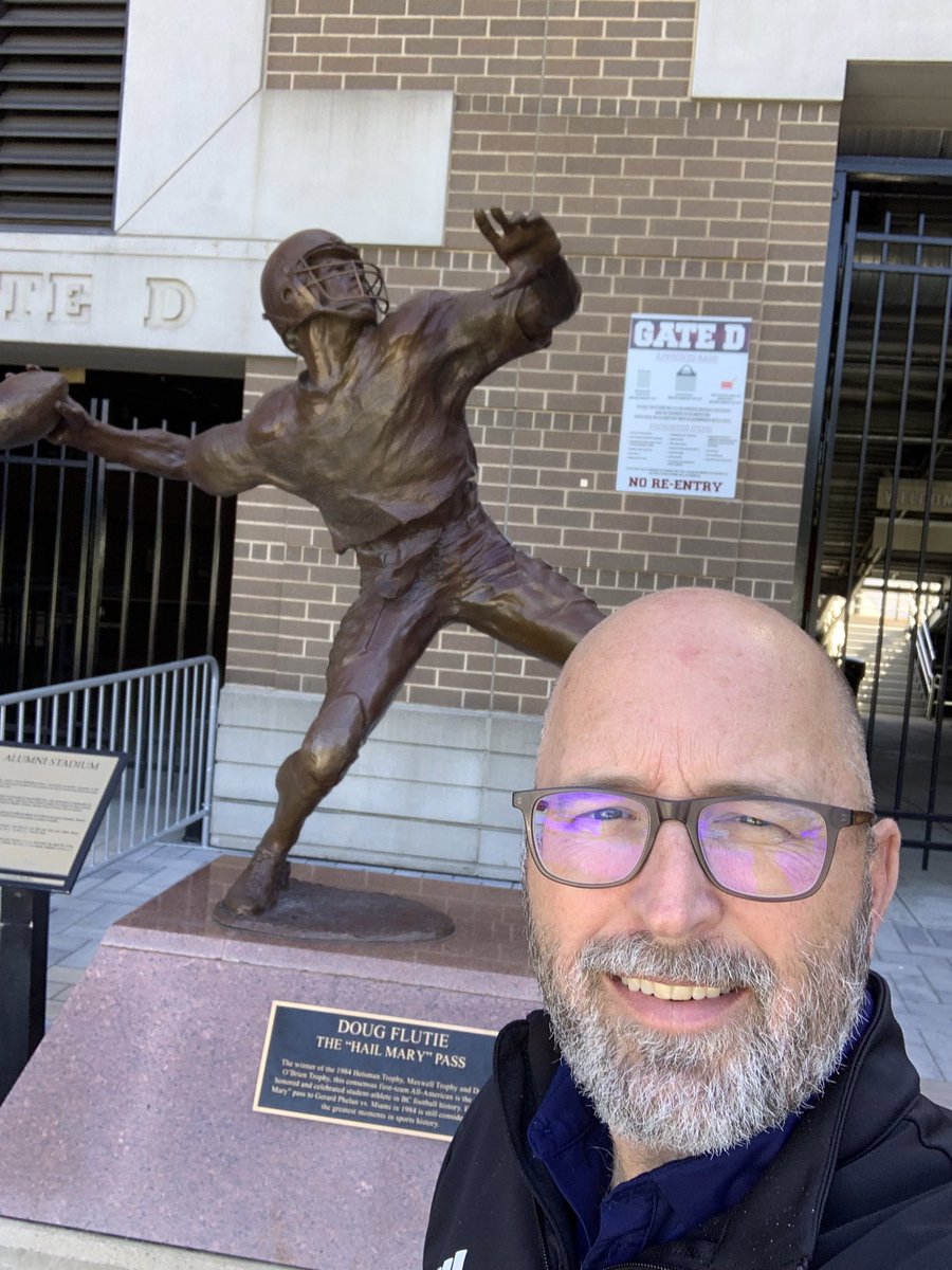 So in our visit to Boston College…just had to post this. The guy who made all short quarterbacks feel like they had a chance….