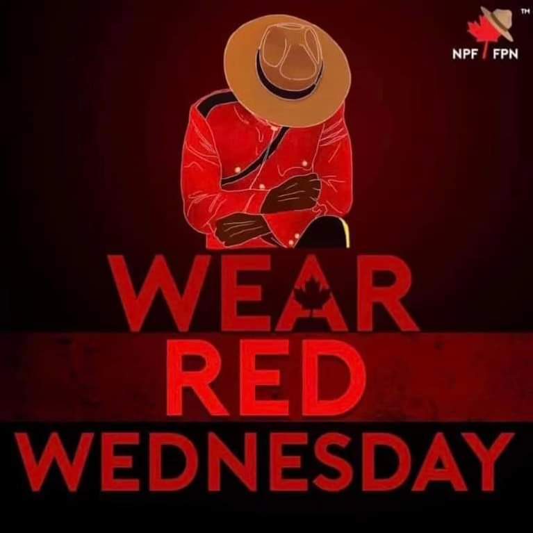 kfestercgo's tweet photo. On October 4th wear red for Constable Rick O'Brien 💙❤️💙❤️ https://t.co/fyUGjqo584