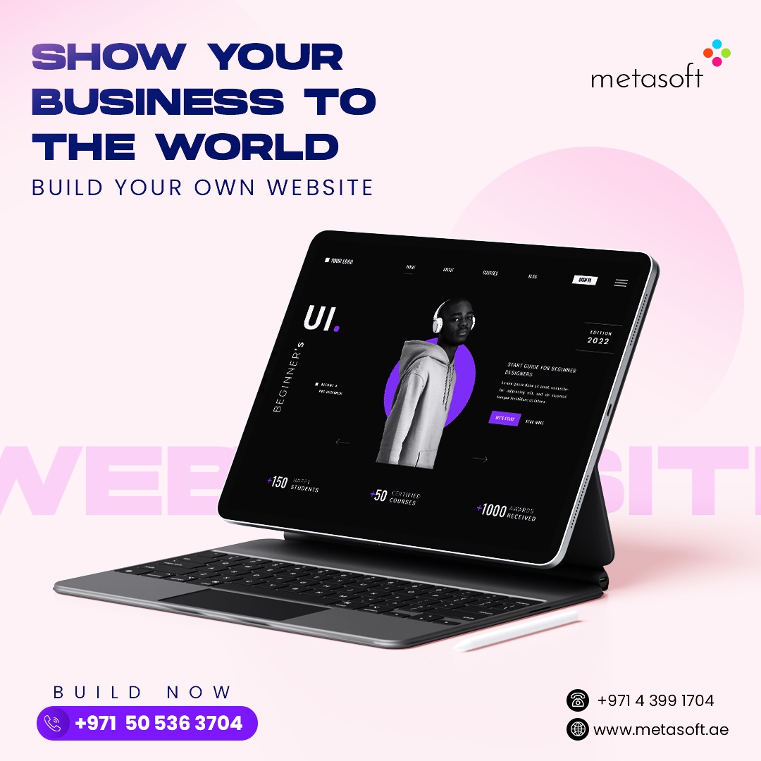 Metasoft_it's tweet photo. A website is the best way to show the world what your business is all about. Your website is an investment in your business and Make it worth it. We'll help you build a website that shows the world what your business is all about.
.
.
Connect us Now
📷 sales@metasoft.ae https://t.co/icTTjoCZM5
