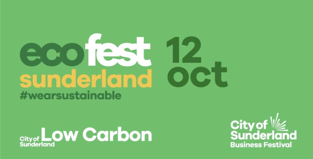 Excited to be part of #EcoFest #Sunderland and come see us at two free events:- 

12th October #NetZeroMatters #business #Sustainability session book 👇🏻

eventbrite.com/e/net-zero-mat…

14th October - @SundMuseum Family Day find out more 👇🏻
sunderlandbid.co.uk/blog/eco-festi…

#wearsustainable 🌏🌏