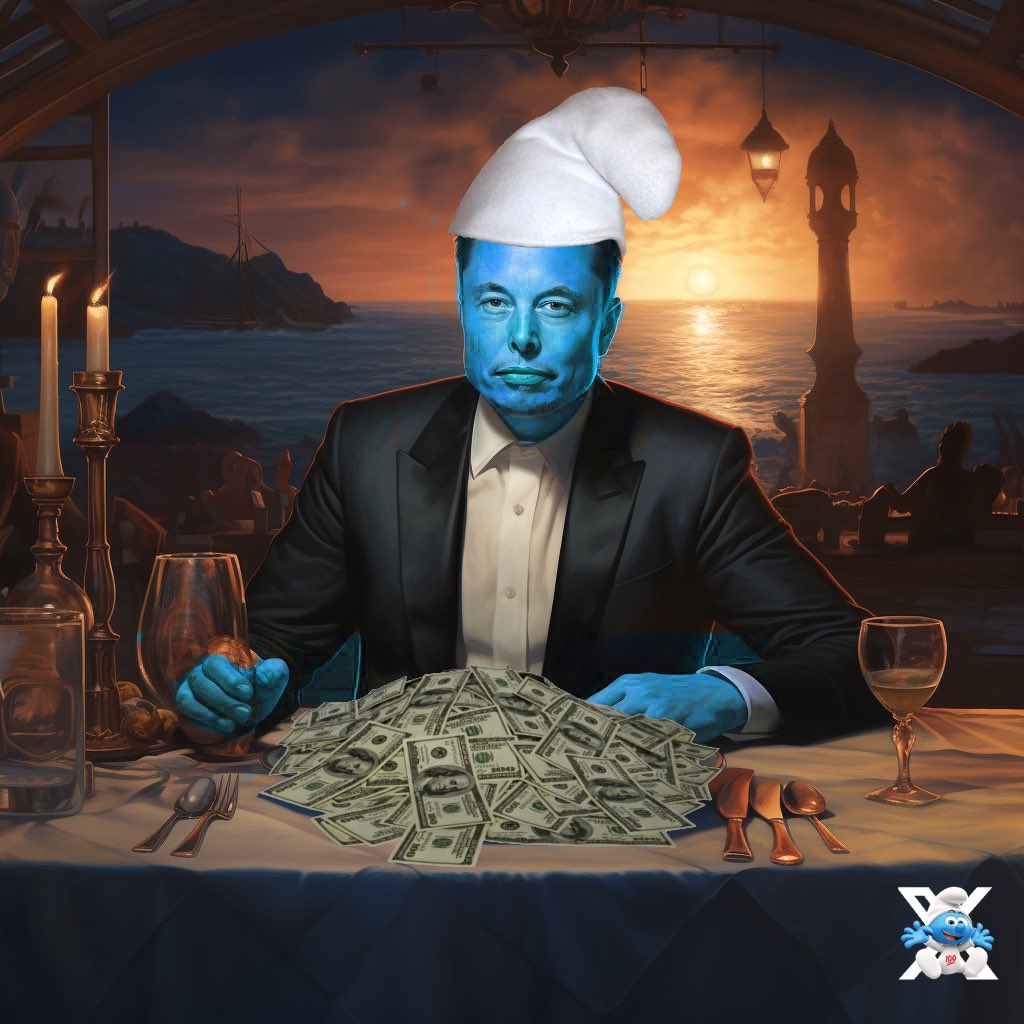 BS9000Coin's tweet photo. @ElonMuskAOC @valueandtime Yes. Yes it is. 🤠

#BABYSMURF9000 #BS9K #BABYSMURF #ELONS2NDX https://t.co/8sOisdf7om