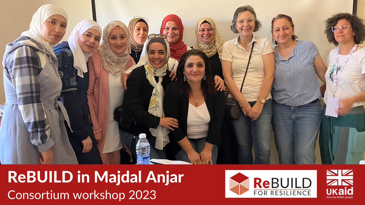 📖It's the ReBUILD consortium workshop in #Lebanon, and we were able to visit our learning site in Majdal Anjar to see the great work being done by @AnjarMajdal_mhc, local dispensaries & the Working Women group (shown). More here rebuildconsortium.com/rebuilds-visit… @FCDOHealthRes #HPSR