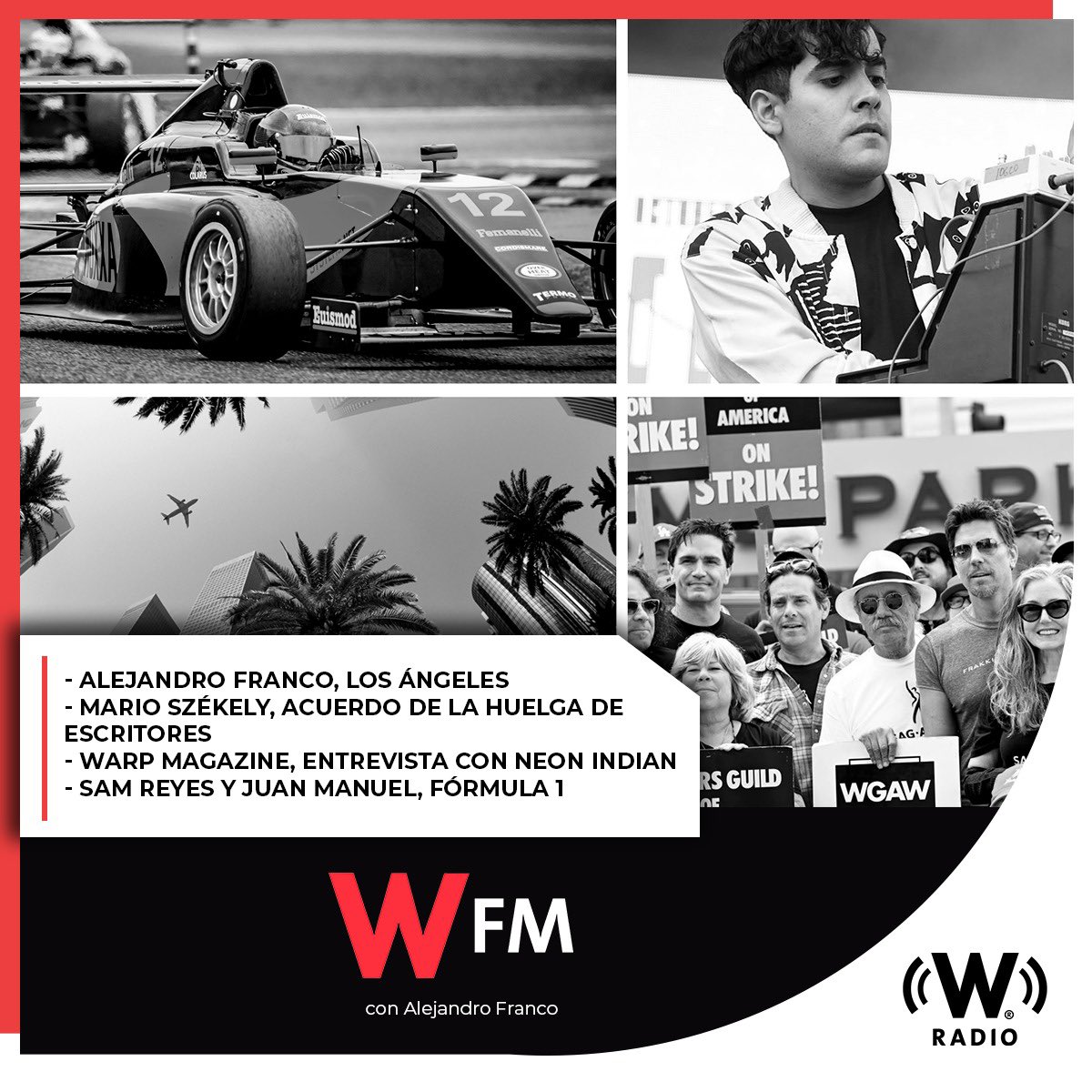 WFM_Wradio's tweet photo. Hoy, 2 de octubre, en #WFMWRadio:
- @alejandrofranco desde Los Ángeles, California
- Lo que viene tras acuerdo con la Huelga de Escritores con @MarioCinema
- Entrevista de @warpmagazine con @NeonIndian
- @samreyesh entrevista a @JMCorrea__ para hablar de iniciativa #RACEspect https://t.co/fJ03WHVIdp