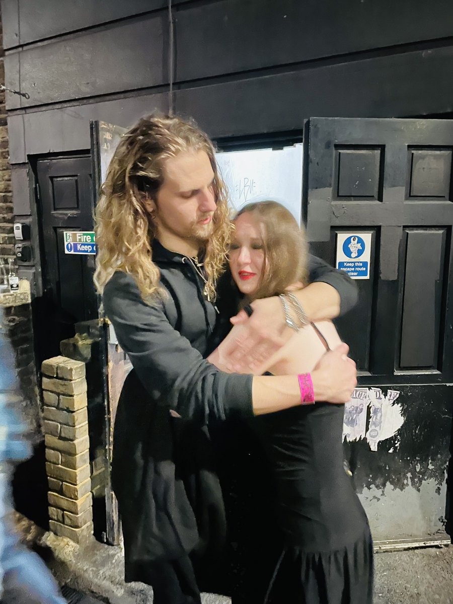 NmRix's tweet photo. #Dynazty were absolutely PHENOMENAL. Two mindblowing and breathtaking concerts. I’m ecstatic that I got to see them live again. 🤘🖤🎶 Thank you so much Nils for taking time to speak to us and take photos. And for grabbing my hand during the concert. 😍❤️ @dynaztyband https://t.co/q6jUuRfTaI