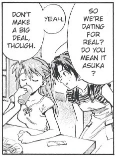 anyone remember these bits from the evangelion manga. what were they cooking 