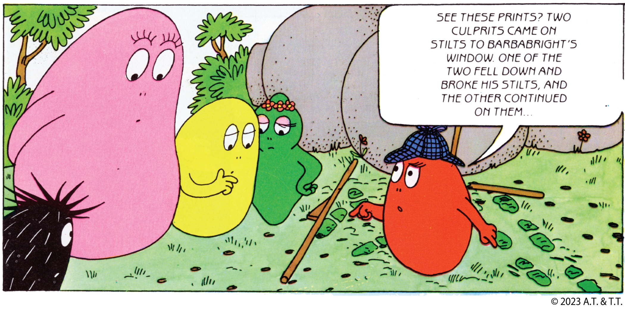 BARBAPAPA バーバパパ ストックバッグM フラワー : PLAZA