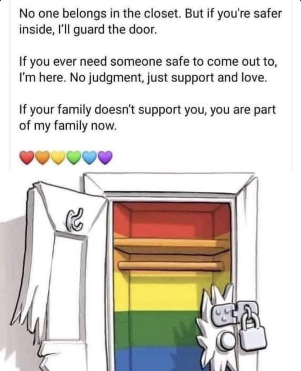 I am here for you, and with you. 🏳️‍🌈