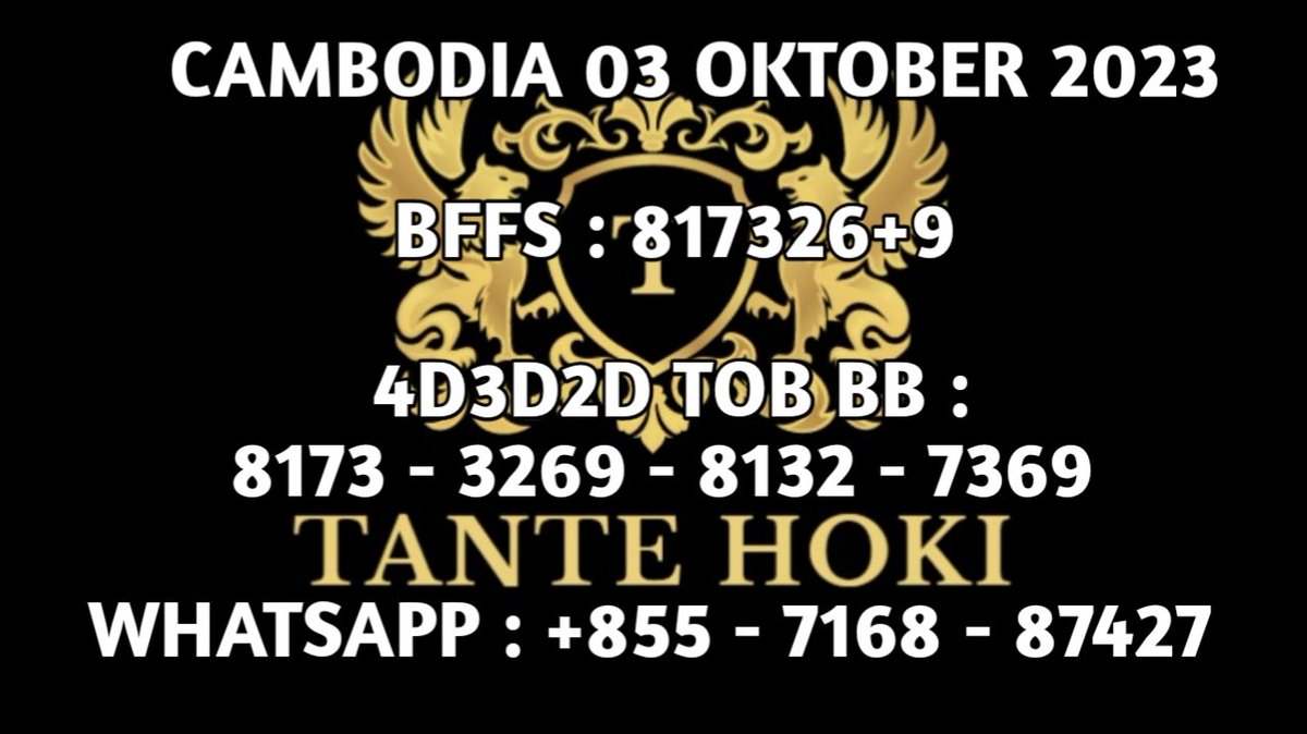 HokiTante's tweet photo. YANG MAU ANGKA JP PREDIKSI TOGEL AKURAT UNTUK BERBAGAI PASARAN DARI TANTE HOKI

WHATSHAP : +855 716887427
TELEGRAM : +855 718691315

#togelhk #togel #togelonline #togelsgp #d #togelhongkong #togelsydney #togelsingapore #prediksitogel #bandartogel https://t.co/pvIihrEzZf