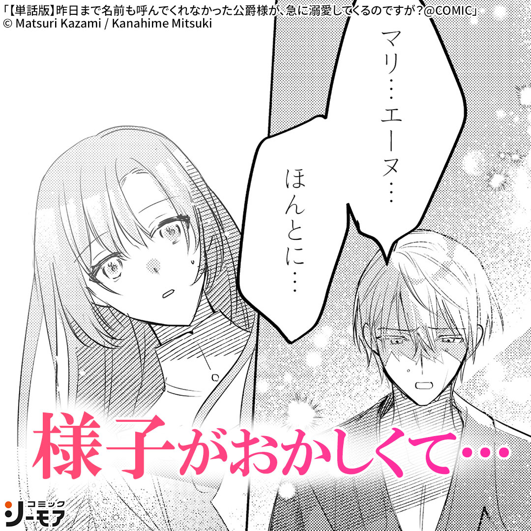 公爵様の様子がおかしい ✽.｡.:*・ﾟ✽.｡.:*・ﾟ✽.｡.:*・ﾟ 私は婚約者の