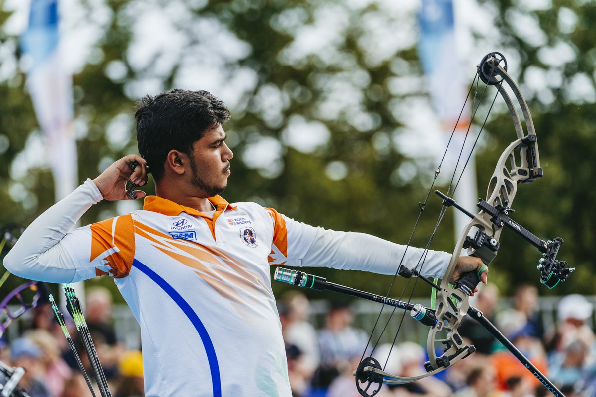 GOLD &amp; SILVER assured for India in Archery 🔥🔥🔥 

Abhishek Verma &amp; Ojas Deotale will take on each other in Compound FINAL on Saturday. 

#IndiaAtAsianGames #AGwithIAS #AsianGames2023