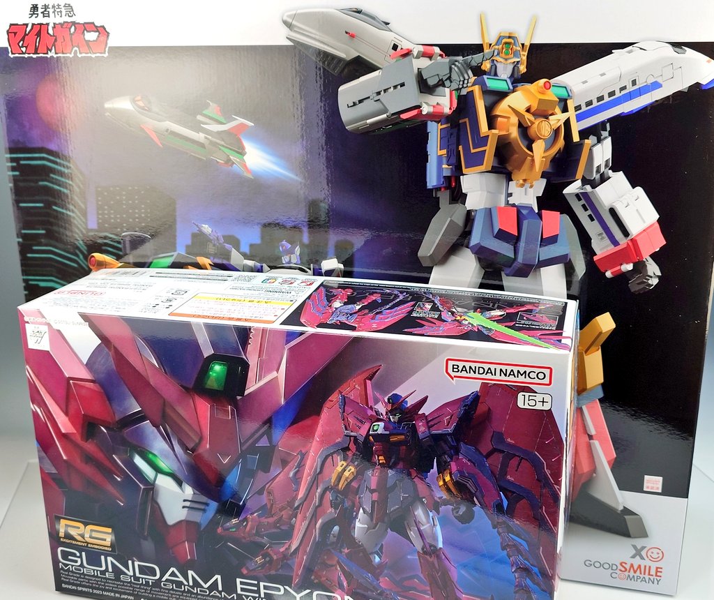 mokeitau's tweet photo. AmazonからマイトガインとRGエピオンがそれぞれ到着 https://t.co/OCub5lcLCm