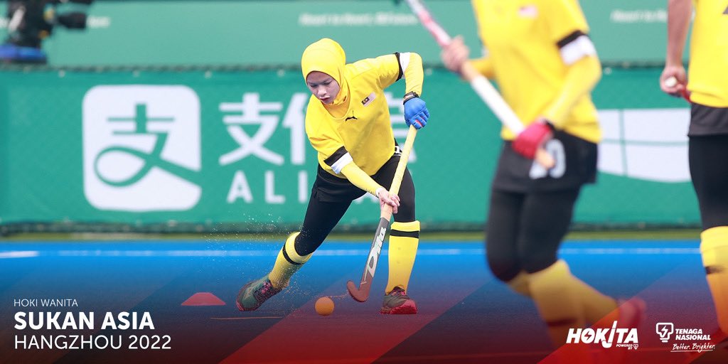 HokitaMY's tweet photo. #AsianGames2022 | #FieldHockey (W) | Pool A

Panaskan badan dulu sebelum aksi terakhir kumpulan #MASvKOR! 

#SayaSokongHokiMY #BersatuUntukHoki https://t.co/yTYi66k3zC