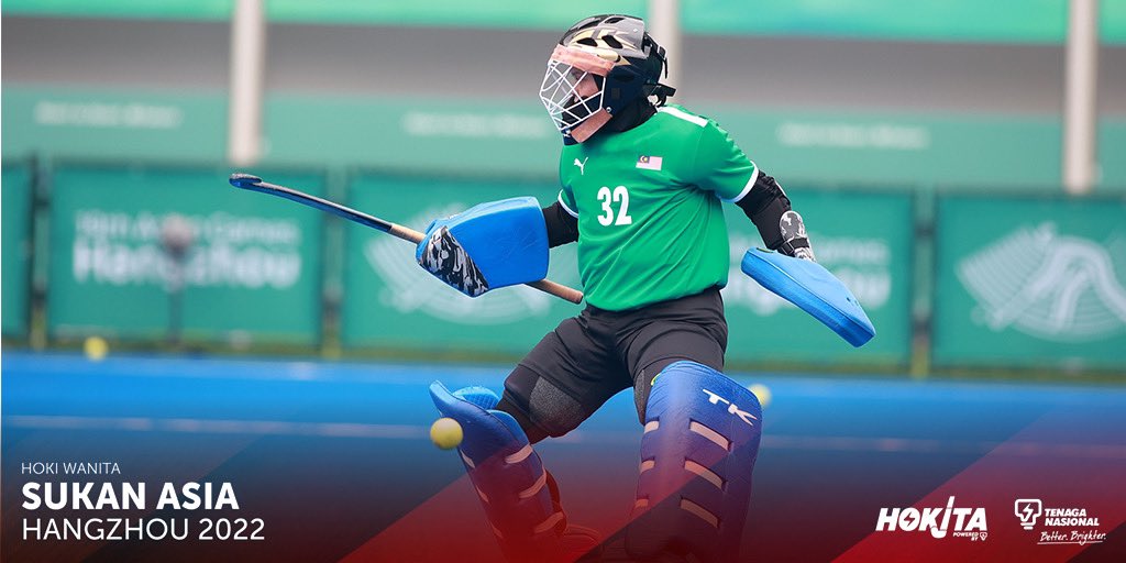 HokitaMY's tweet photo. #AsianGames2022 | #FieldHockey (W) | Pool A

Panaskan badan dulu sebelum aksi terakhir kumpulan #MASvKOR! 

#SayaSokongHokiMY #BersatuUntukHoki https://t.co/yTYi66k3zC