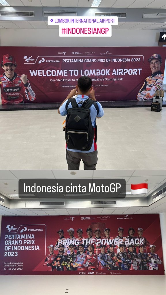 rubnfdez's tweet photo. Indonesia cinta MotoGP ❤️🇮🇩 https://t.co/JqbSnEgork