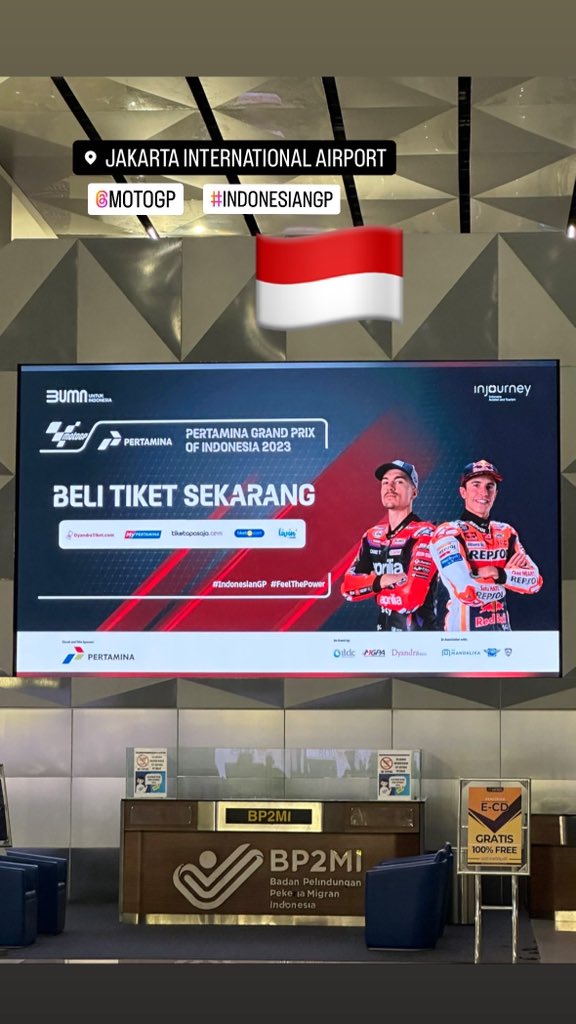 rubnfdez's tweet photo. Indonesia cinta MotoGP ❤️🇮🇩 https://t.co/JqbSnEgork