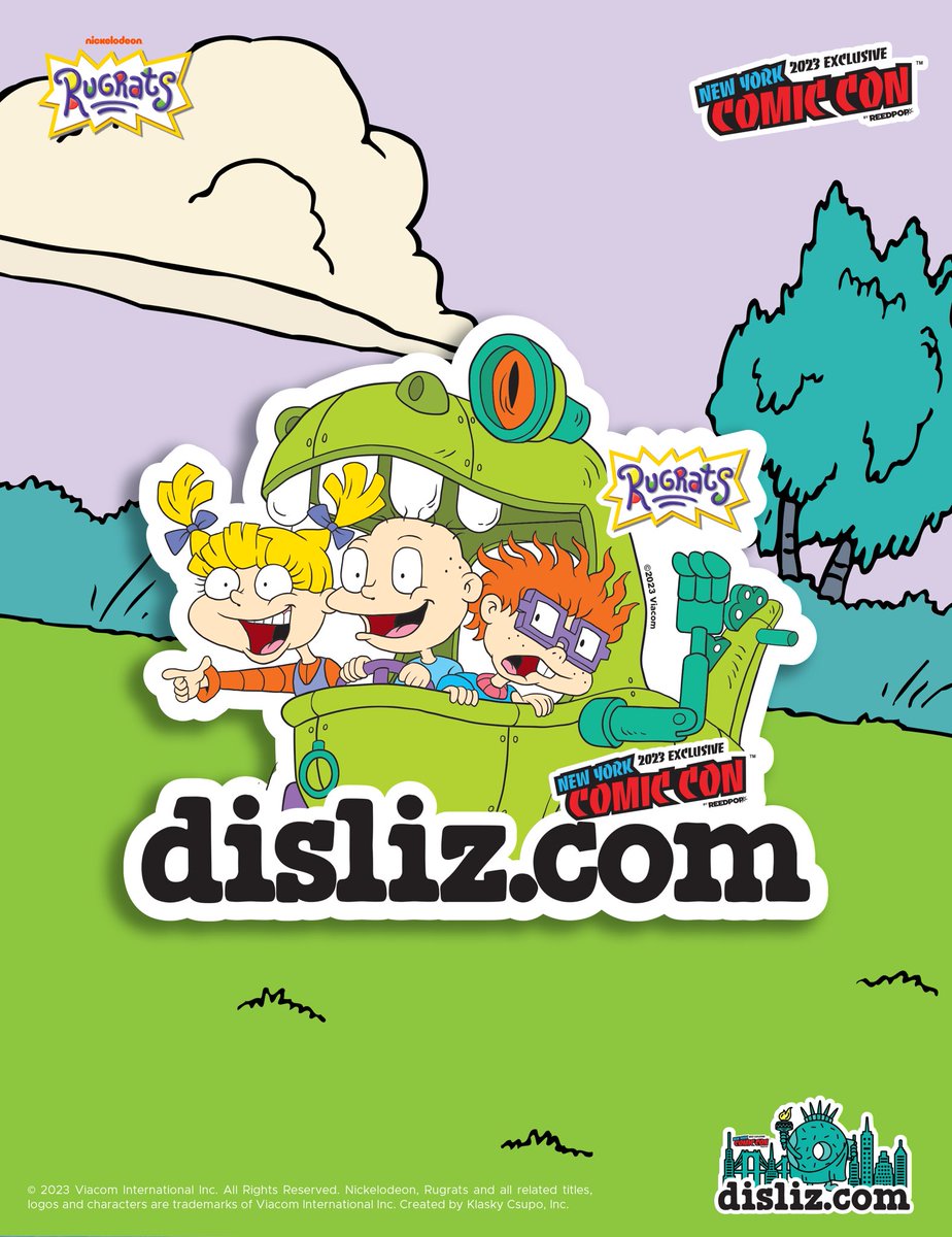Want an exclusive freebie from <a href="/NY_Comic_Con/">New York Comic Con</a>? How about this 4'' x 3.4'' inch #Rugrats sticker!? Get yours at our booth 1028. We're right next to #Funko. See you there!