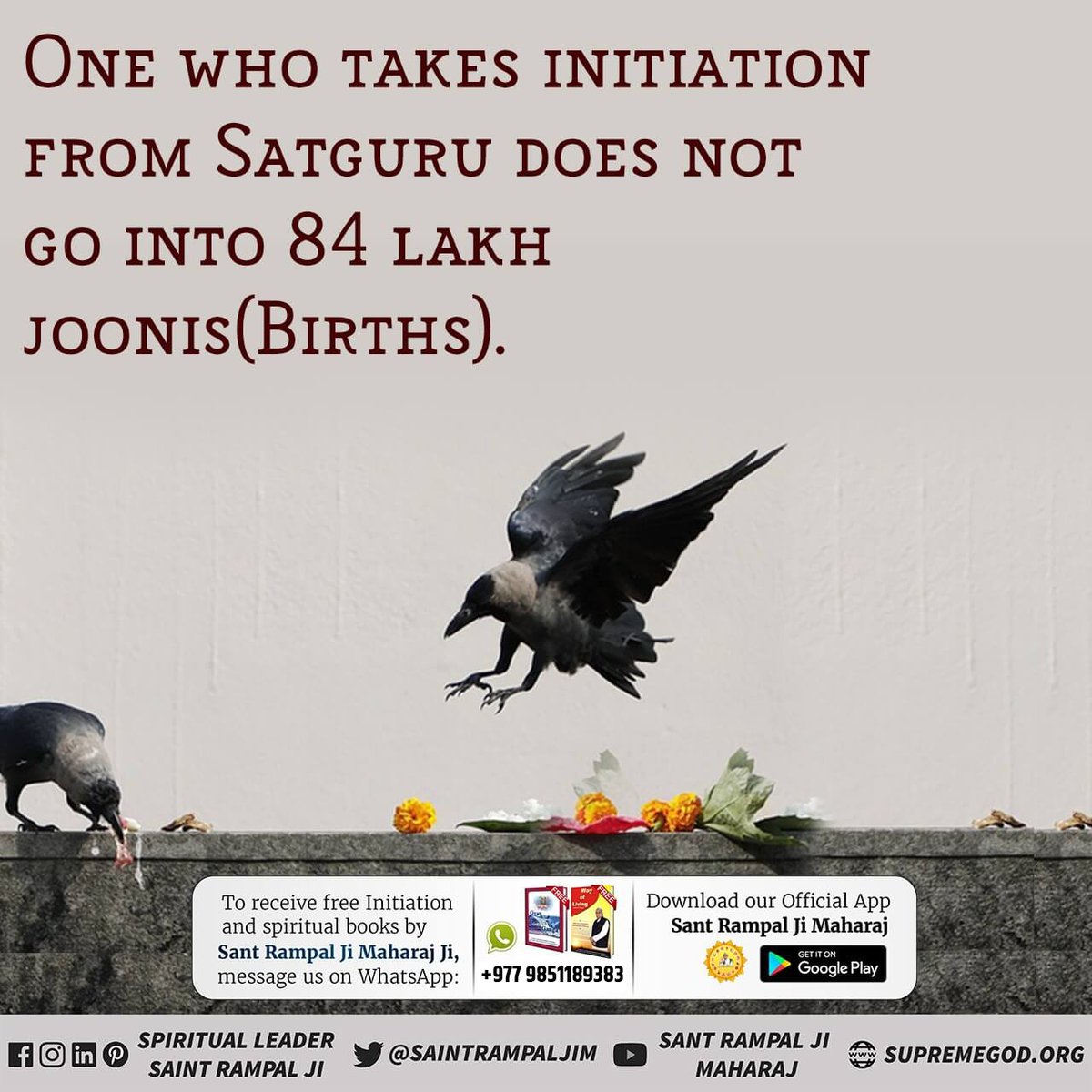 SunainaMan38475's tweet photo. One who takes initiation from Satguru does not go into 84 lakh joonis (births). #पितृपूजाले_मोक्ष_हुँदैन https://t.co/pPD04yFHKY