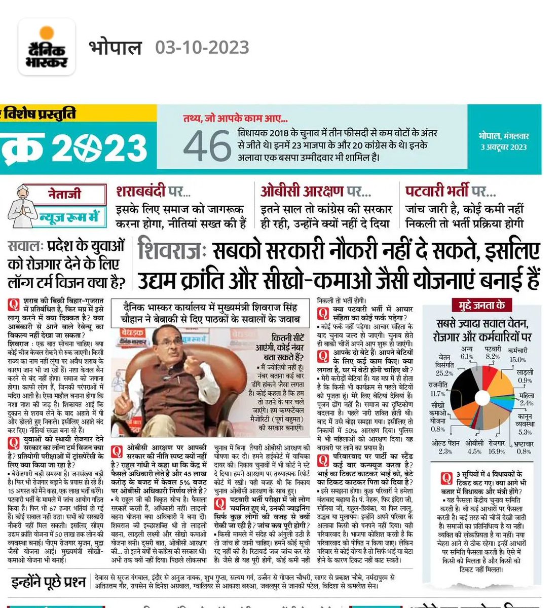 anilbpl123's tweet image. दैनिक भास्कर के नेताजी न्यूज़ रूम में मुख्यमंत्री शिवराज सिंह चौहान. @DainikBhaskar @ChouhanShivraj @CMMadhyaPradesh @BJP4MP @INCMP