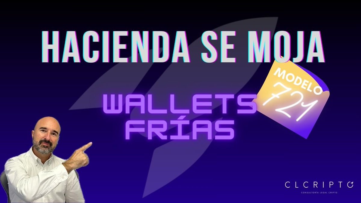 CriptoLegal_Es's tweet photo. 🚨consulta importante de #hacienda sobre las wallets y el #modelo721 V2185-23. Como ya anticipamos las #coldwallets o #hotwallets no se incluyen en el 721

Vídeo aquí: https://t.co/6XiEnrN7xa 

Y aquí un post explicativo de CLCRIPTO | TAX&amp;LEGAL: https://t.co/EfO4ynQo1S https://t.co/ECiMRyS9r2