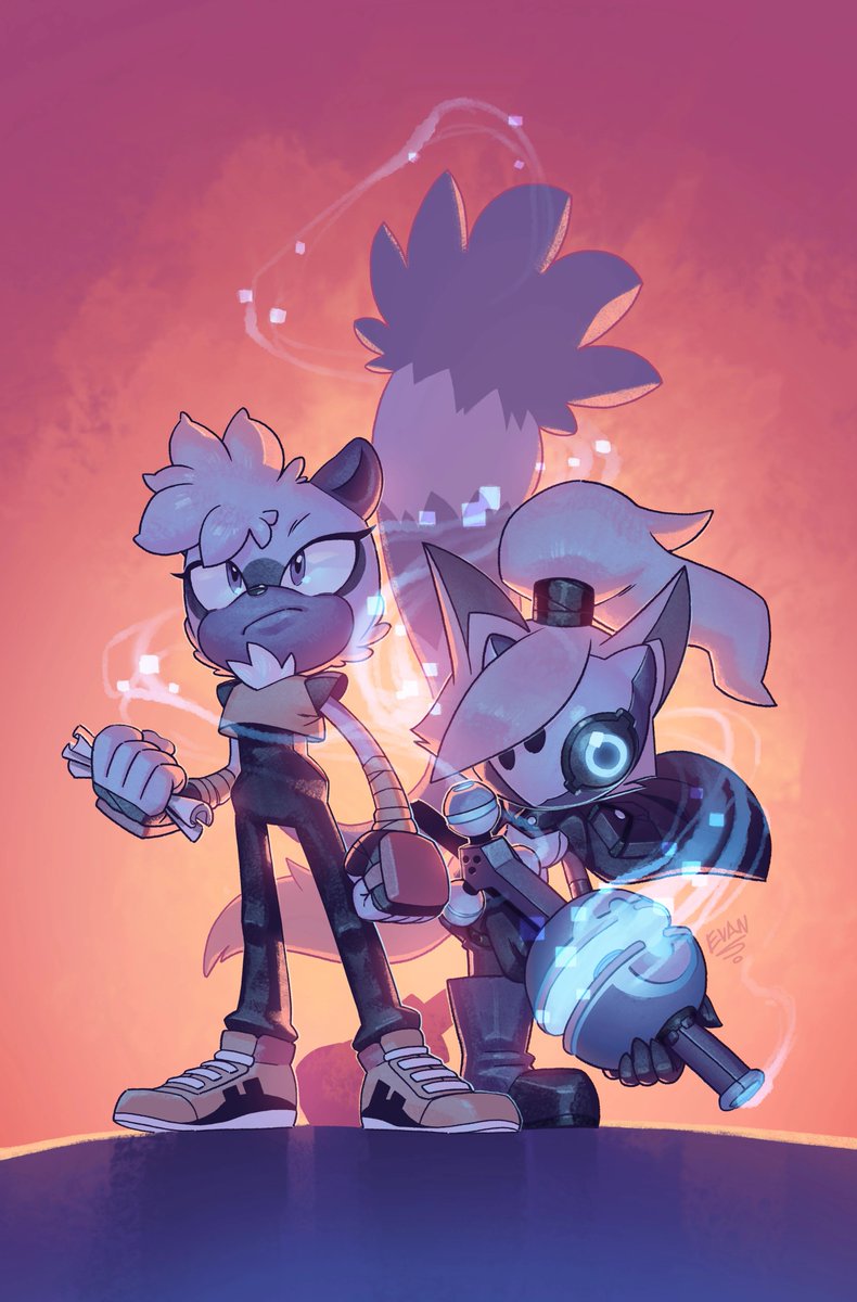From Sonic the Hedgehog: Tangle & Whisper issue 1 Cover CE, Art by Evan Stanley
