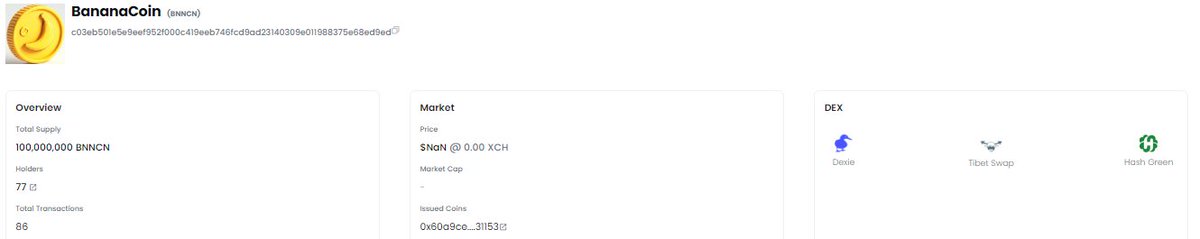 BNNCN is a meme.BNNCN will be on <a href="/TibetSwap/">TibetSwap</a> and <a href="/dexie/">.</a>.space soon.BNNCN will be the best meme created on the <a href="/chia_project/">Chia Network</a>  blockchain :)) Keep your rewards.The community is still developing!

LIKE, SHARE AND FOLLOW 
=> WIN 5K BNNCN🍌

TAG FRIENDS 
=> CHANCE TO WIN 200K BNNCN🍌