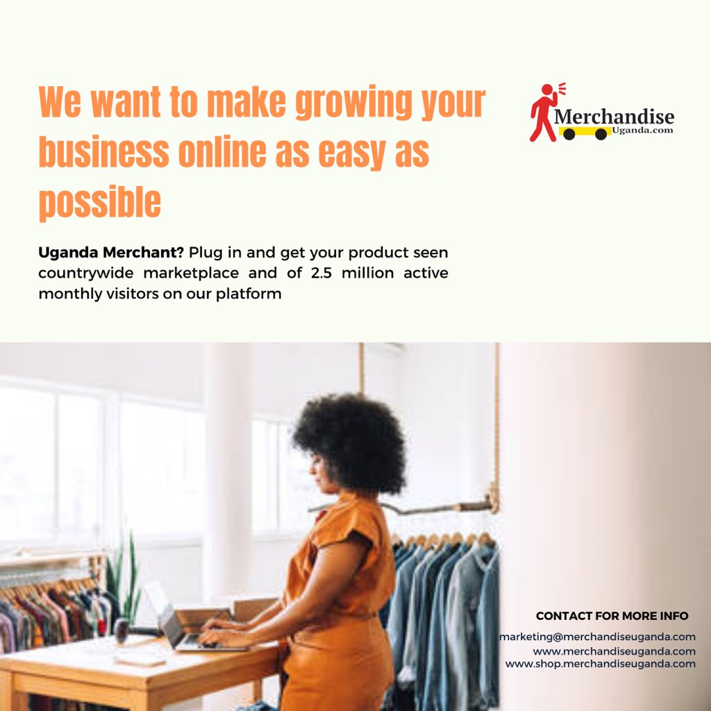 MerchandiseUga's tweet photo. If you are small business, individual seller or Supplier looking to go digital, join the rest of mind alike business and get your brand visible today. 

https://t.co/qaNOYh9np9 https://t.co/Cpuyp1eFZS