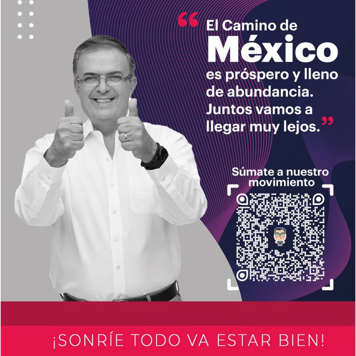 MProgresistaMX's tweet image. Juntos, vamos a llegar muy lejos. 

#ElCaminoDeMexico @m_ebrard