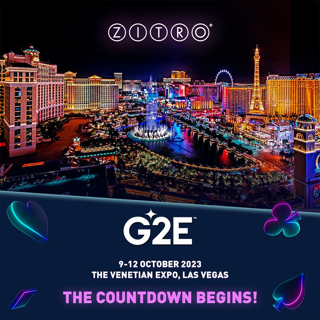 Zitrogames's tweet photo. THE COUNTDOWN BEGINS!โฐ
Zitro will be headed soon to G2E Las Vegas! Be sure to drop by our booth #4449 from October 9-12 and discover our must-see products!๐๐
See you all there soon!๐
#G2ELasVegas #GlobalGamingExpo #WinningIsNotAboutLuck #ZitroSureBet https://t.co/drp1KGNROW