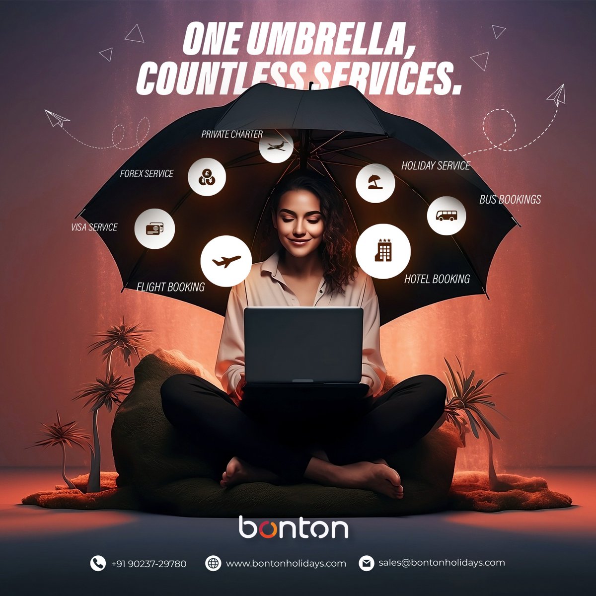 bontonholidays's tweet photo. Get Access to Multiple Travel Services on a Single Platform!✨

💻Book Demo: https://t.co/582tEkpngU

#bontonholidays
#travelagent 

#travelservices #travelportal #b2bportal #b2ctravelportal #b2btravelportal #brandbuilding #travelbrand https://t.co/koJLdRTAW8