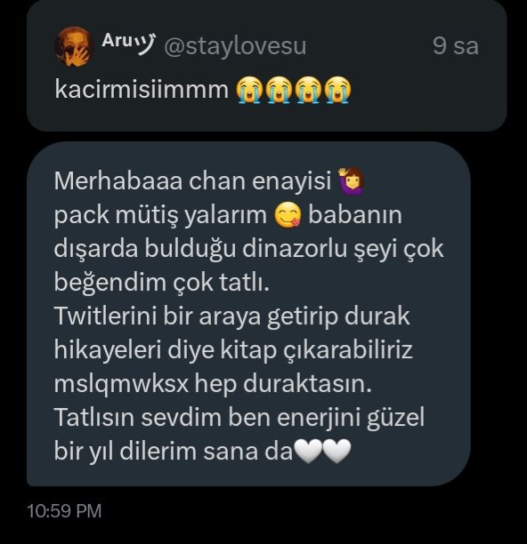 Merhaba kuzumm
3 cm enayisi olmak nasıl hissettiriyor 
Bende sana güzel yıllar ve güzel bir hayat dilerim guzelim cokk dikkat et kendine