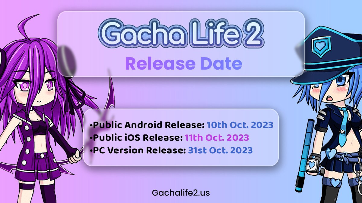 GACHA LIFE 2 NEW UPDATE - RELEASE DATE 
