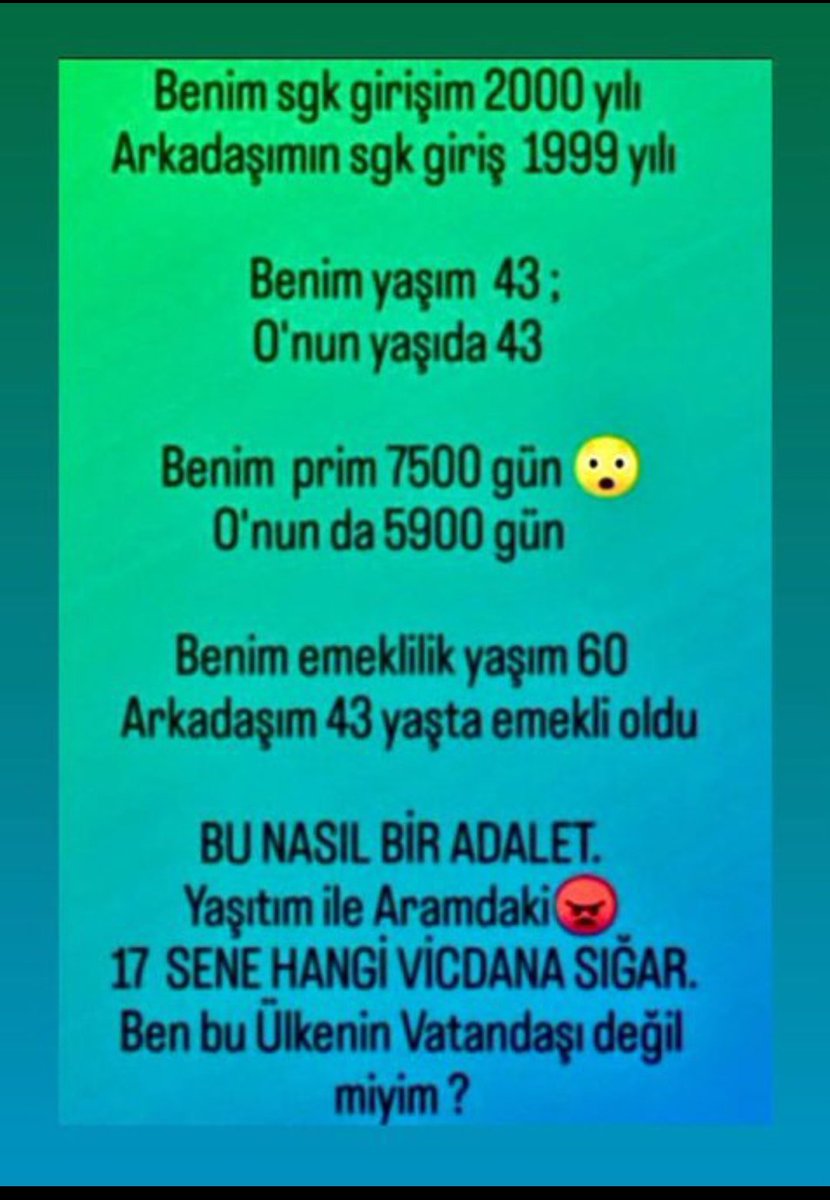 Kademeli emeklilik lüks değil zorunluluktur 
#2000LereEmeklilikteAdalet