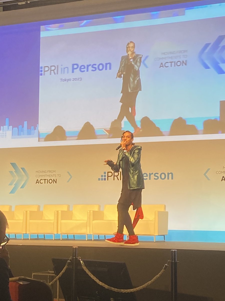 Start of 3 days #PRIinPerson conference with AY conveying the message that “We can change the world”. Let’s see how we can move from commitments to action, not just during the conference but going forward too. #esgmatters #everydayesg #stayconnected #collaboration